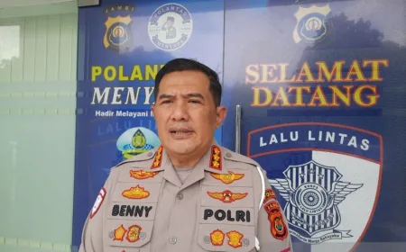 Korban Meninggal Lakalantas Mudik Lebaran di Jambi Turun Signifikan 2026