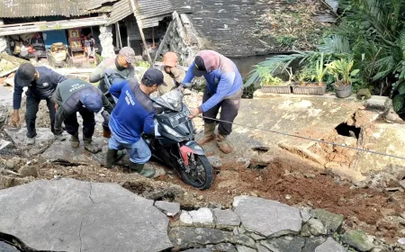 25 Titik Longsor Terjadi di Majalengka Pascalebaran, Ini Dampaknya
