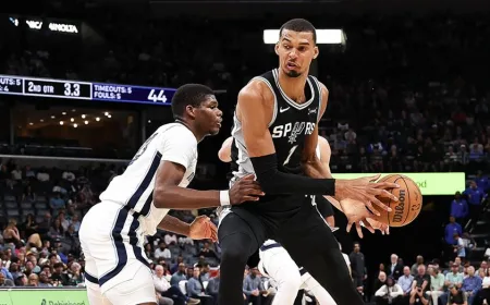 Spurs Cetak Kemenangan Ketujuh Beruntun dengan Pertunjukan Spektakuler atas Grizzlies