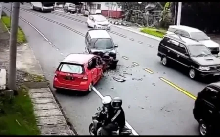 Kecelakaan Adu Banteng di Temanggung Terekam CCTV, Satu Korban Meninggal Dunia