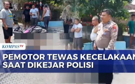 Pengendara Motor di Pacitan Tewas Usai Dikejar Polisi karena Langgar Lalu Lintas