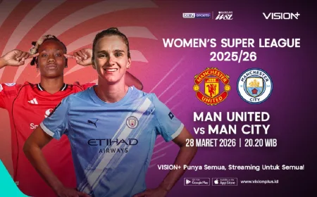 Jadwal dan Link Live Streaming Manchester United vs Manchester City di Women's Super League 2025-2026