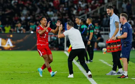 John Herdman Tak Henti Berteriak Saat Timnas Indonesia Menang 4-0 atas Saint Kitts and Nevis