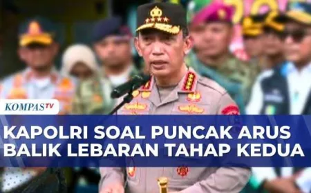 Kapolri Tinjau Arus Balik Lebaran 2026 di Bakauheni, Angka Kecelakaan Turun Signifikan