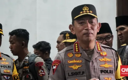 Kapolri Klaim Kecelakaan Lebaran 2026 Turun 7,8% Meski Pemudik Naik 20%