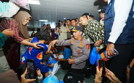 Kapolri Sebut Kecelakaan Lalu Lintas Turun 7,8 Persen Selama Lebaran 1447H