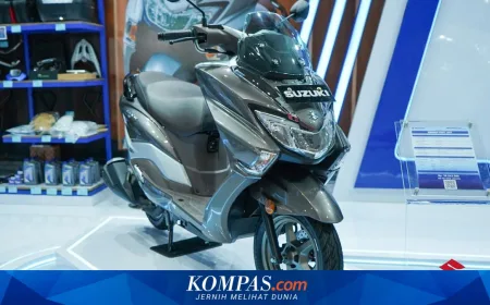 Suzuki Burgman Terbaru Meluncur April 2026 dengan Desain Lampu Depan Baru