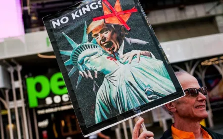 Protes Trump Meluas, Aksi No Kings Merambah Kantong Republik di AS