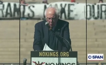 Senator AS Kutuk Trump di Demo No Kings: 'Kita Dibohongi soal Perang Iran'