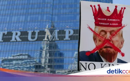 Gema "No Kings" di New York: Ribuan Warga Tolak Kebijakan Otoriter Trump