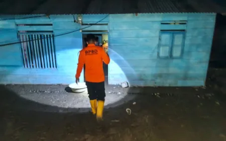 Banjir di Balantak Utara Sulteng: 22 Rumah Terendam Akibat Sungai Meluap