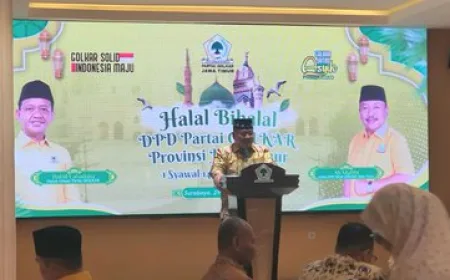 Halalbihalal Partai Golkar Jatim: Konsolidasi Kuat untuk Struktur Partai Solid