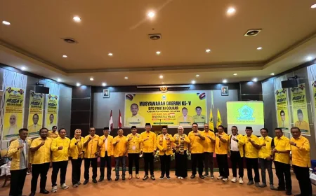Konsolidasi Golkar Konsel Menguat, La Ode Darwin Targetkan 14 Kursi DPRD 2026