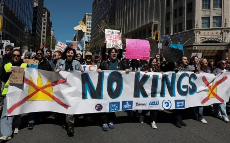 Demo No Kings Melanda AS: Jutaan Warga Protes Kebijakan Trump dan Ancaman Demokrasi