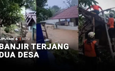 Banjir Besar Terjang Dua Desa di Jatigede, Sumedang: Lumpur dan Air Masuk Rumah