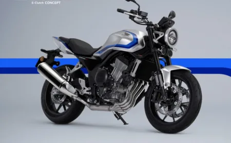 Honda Pamer CB400 Super Four E-Clutch dengan Teknologi Canggih di Tokyo