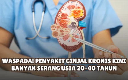 Penyakit Ginjal Kronis Meningkat Tajam di Usia 20–40 Tahun, Kenali Gejalanya