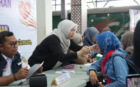 Pemeriksaan Gratis di Stasiun Lempuyangan: Deteksi Dini Penyakit Tak Menular untuk Penumpang KA