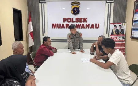 Kecelakaan Lalu Lintas Muara Wahau Diselesaikan Secara Kekeluargaan Tanpa Proses Hukum