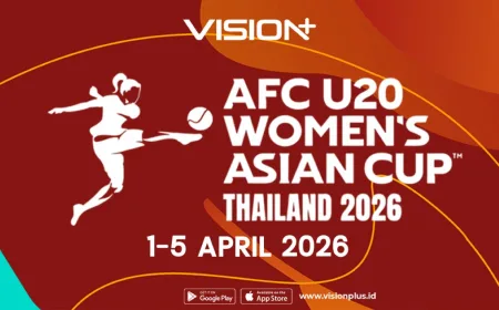 Jadwal Lengkap dan Link Live Streaming Piala Asia Wanita U-20 2026 di Vision+
