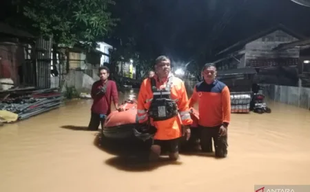400 KK Terendam Banjir di Tapanuli Tengah, Air Mulai Surut dan Warga Kembali