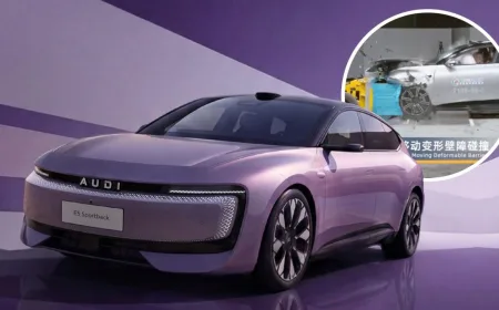 Audi E5 Sportback Raih Rating Tertinggi C-NCAP dengan Skor 91,3%