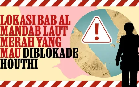 Lokasi Strategis Selat Bab Al Mandab di Laut Merah yang Mau Diblokade Houthi