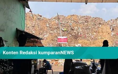 Pram: Sampah Menggunung di Kramat Jati Akibat Longsor di Bantargebang
