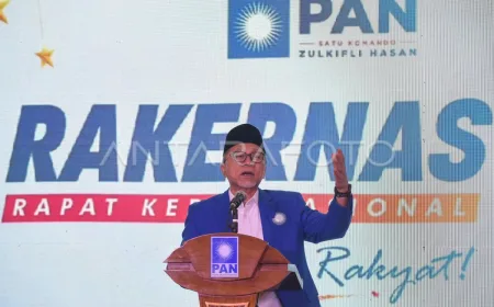 Rakernas PAN 2026: Zulkifli Hasan Tegaskan Koalisi Panjang dengan Gerindra