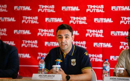 Hector Souto Optimis Bawa Timnas Futsal Indonesia ke Semifinal Piala AFF 2026