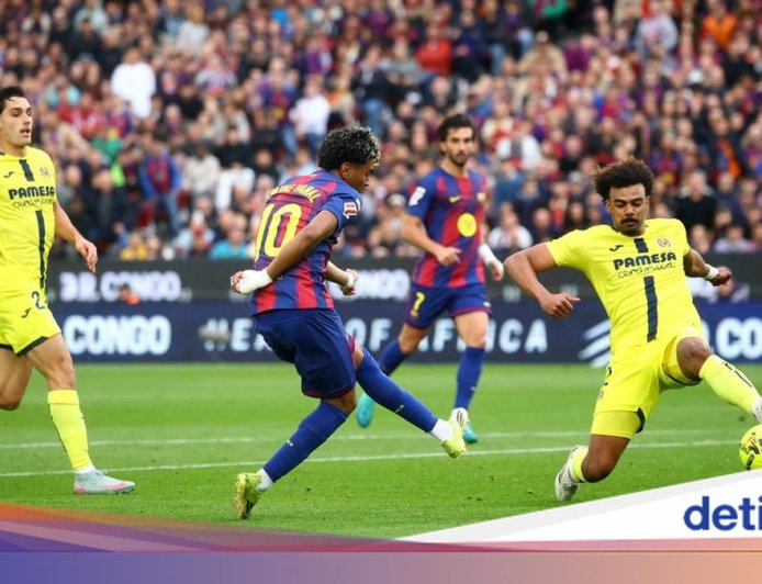 Lamine Yamal Cetak Hat-trick, Barcelona Menang 4-1 Atas Villarreal di LaLiga