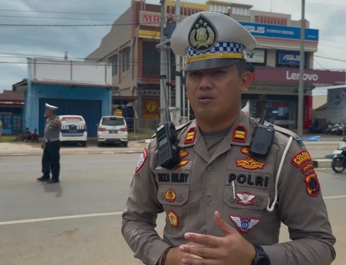 Polres Merauke Tangani Kecelakaan Lalu Lintas di Simpang Martadinata–Ahmad Yani