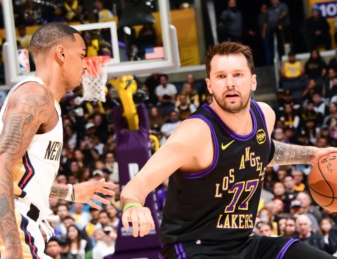 Dobel-Dobel Luka Doncic Selamatkan Lakers dari Tekanan Pelicans 110-101
