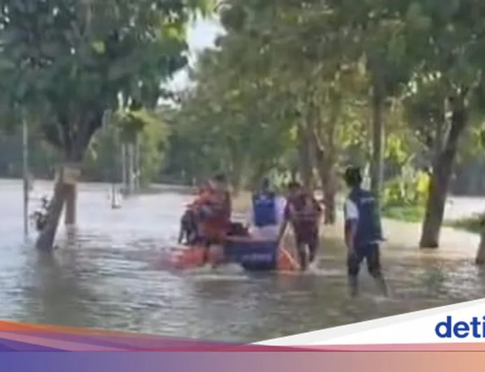 Banjir Melanda 11 Desa di Sragen Akibat Luapan Anak Sungai Bengawan Solo