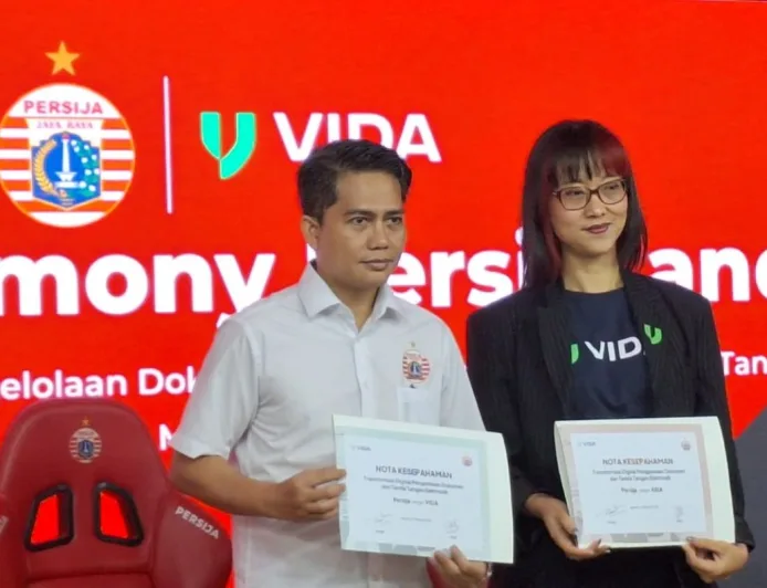 Persija Jakarta Cetak Sejarah Digital dengan Kerja Sama VIDA untuk Keamanan Kontrak