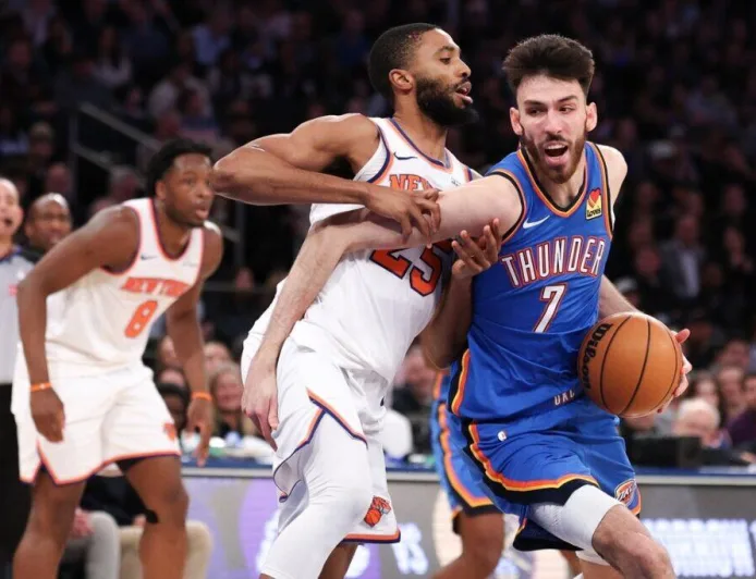 Thunder Menang Tipis 103-100 dalam Duel Sengit Melawan Knicks