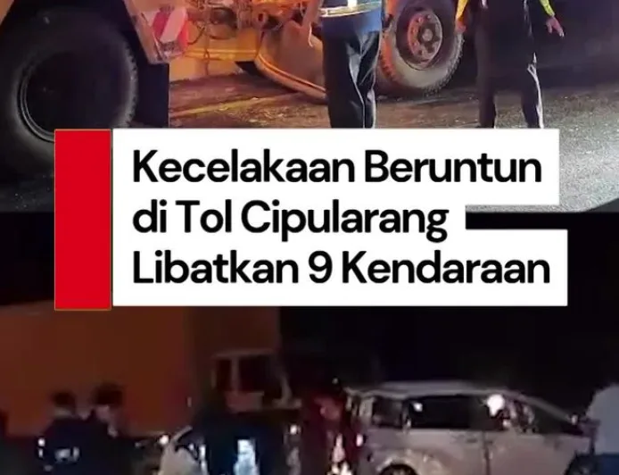 Kecelakaan Beruntun 9 Kendaraan di Tol Cipularang: 2 Orang Tewas