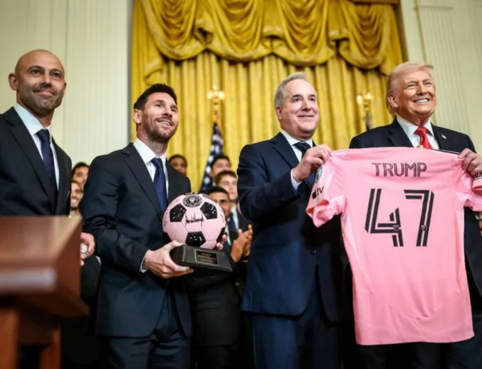 Lionel Messi dan Inter Miami Disambut Hangat Presiden Donald Trump di Gedung Putih