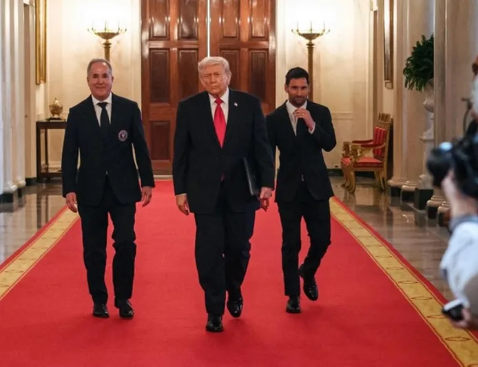 Momen Canggung Lionel Messi Saat Donald Trump Puji Cristiano Ronaldo di Gedung Putih