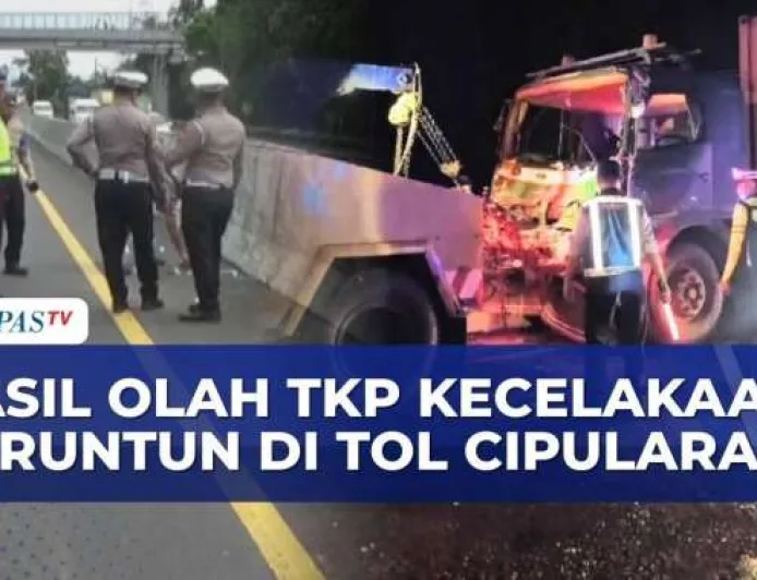 Rem Truk Diduga Tak Berfungsi Jadi Penyebab Kecelakaan Beruntun di Tol Cipularang