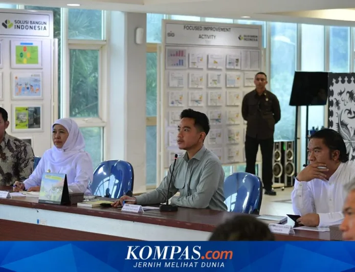 Gibran Pimpin Rakor Penanganan Banjir Tuban, Instruksikan Pemulihan Fasum Cepat