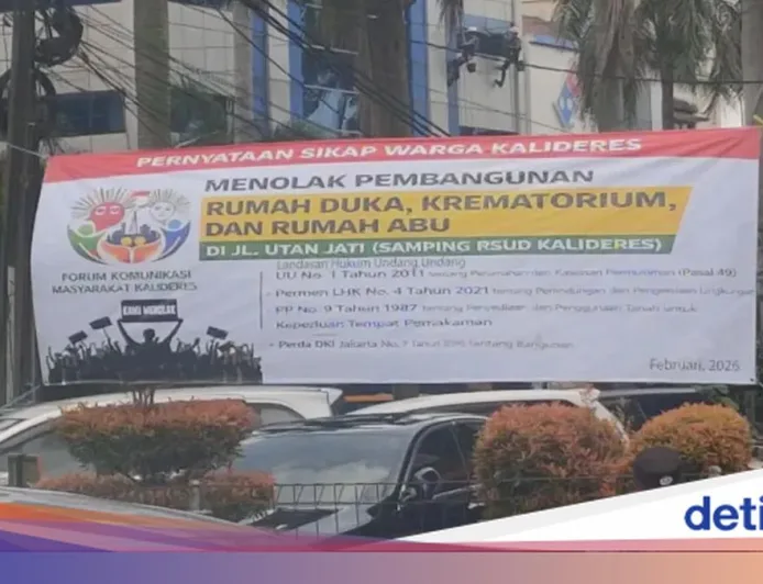 Penolakan Krematorium di Jakbar Meluas: Warga Kalideres Ajukan Gugatan Hukum