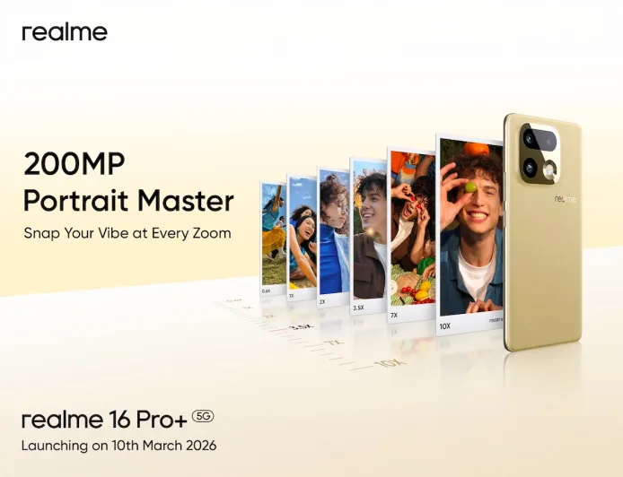 realme 16 5G Meluncur 10 Maret dengan Kamera 200MP dan Periscope 50MP