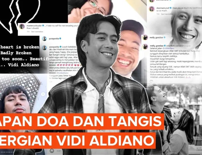 Vidi Aldiano Meninggal Dunia: Deretan Ucapan Duka dari Sahabat Artis