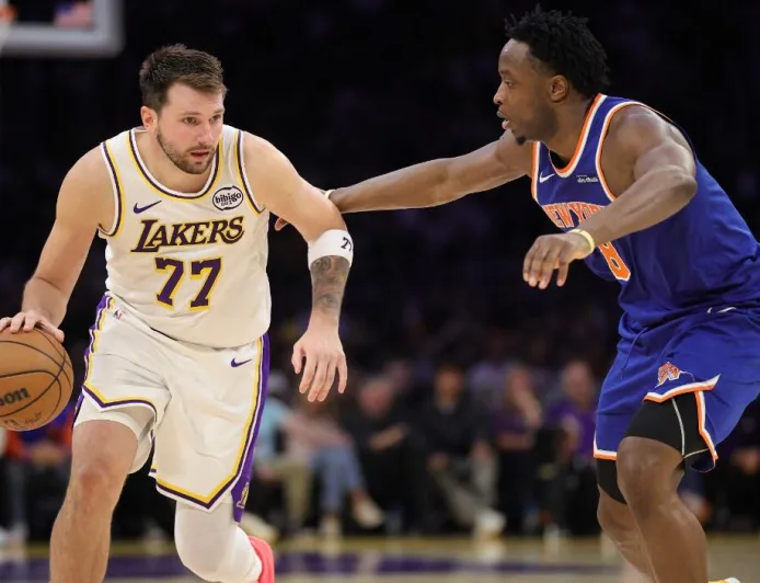 Luka Doncic Cetak 35 Poin, Lakers Kalahkan Knicks 110-97 di Crypto.com Arena