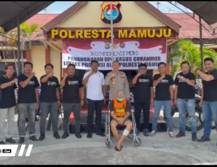 Tim Resmob Polresta Mamuju Lumpuhkan Otak Utama DPO Curanmor Lintas Provinsi