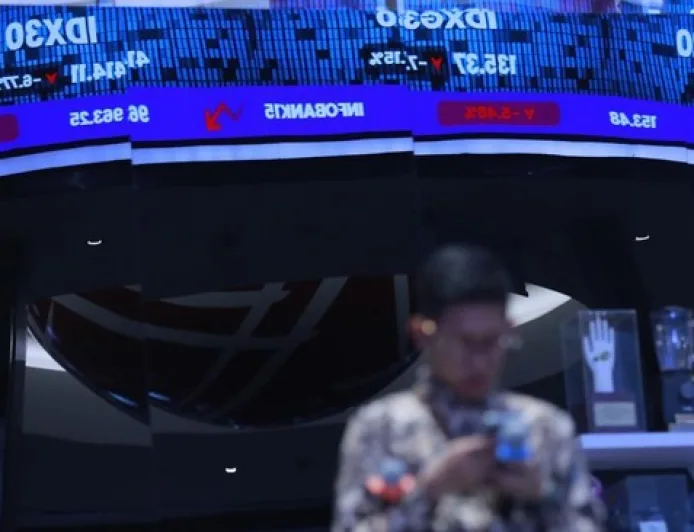 Asing Borong 10 Saham Unggulan Saat IHSG Turun 0,69% ke 7.389,40