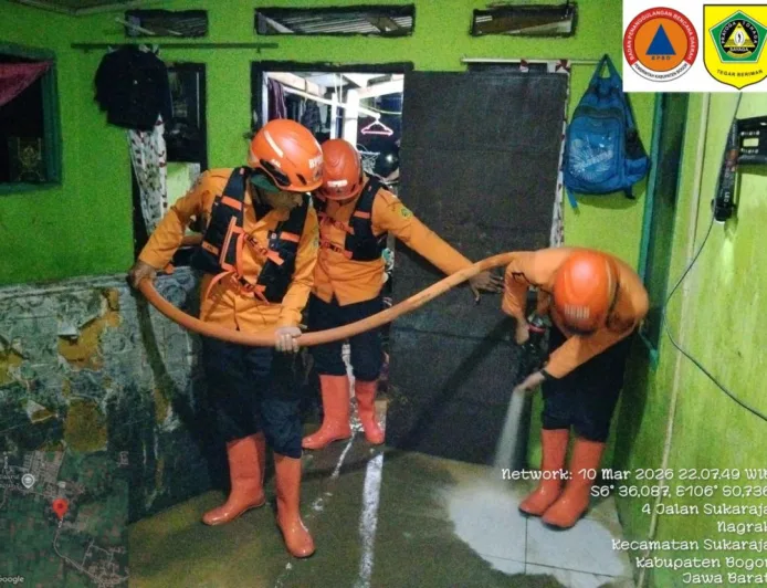 Banjir di Kabupaten Bogor Akibat Luapan Sungai Ciherang, 15 Rumah Terdampak