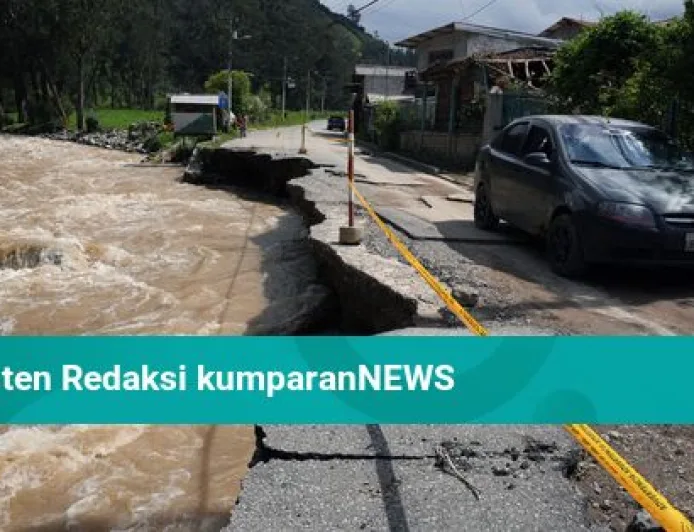 Banjir di Cuenca Ekuador Rusak Jalan, Pemerintah Tetapkan Darurat Nasional