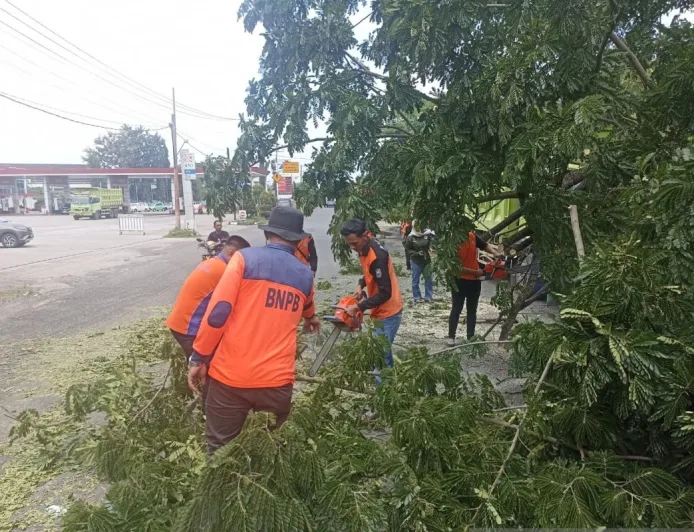 BPBD OKU Dirikan Posko Siaga di Jalur Mudik Rawan Longsor Sambut Ramadhan